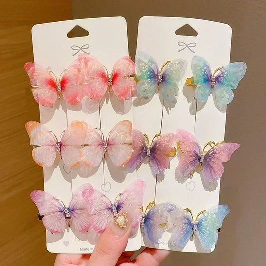 Colorful Butterfly Hairpins